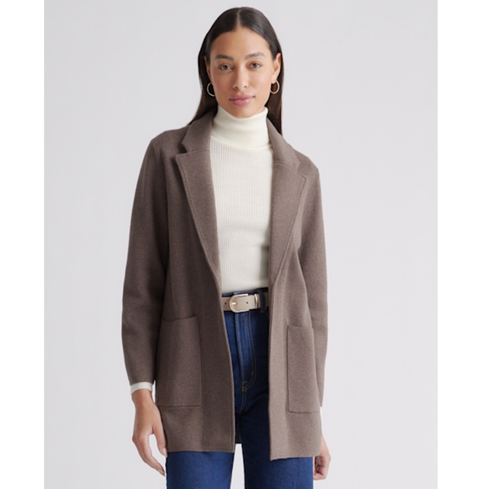 Quince Brown Women's Cardigan Sweater